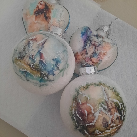 Handmade Christmas tree ornaments. size Large $25 each - Picture 4 of 6
